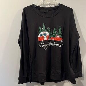 Women’s XL Crewneck Merry Christmas Sweatshirt